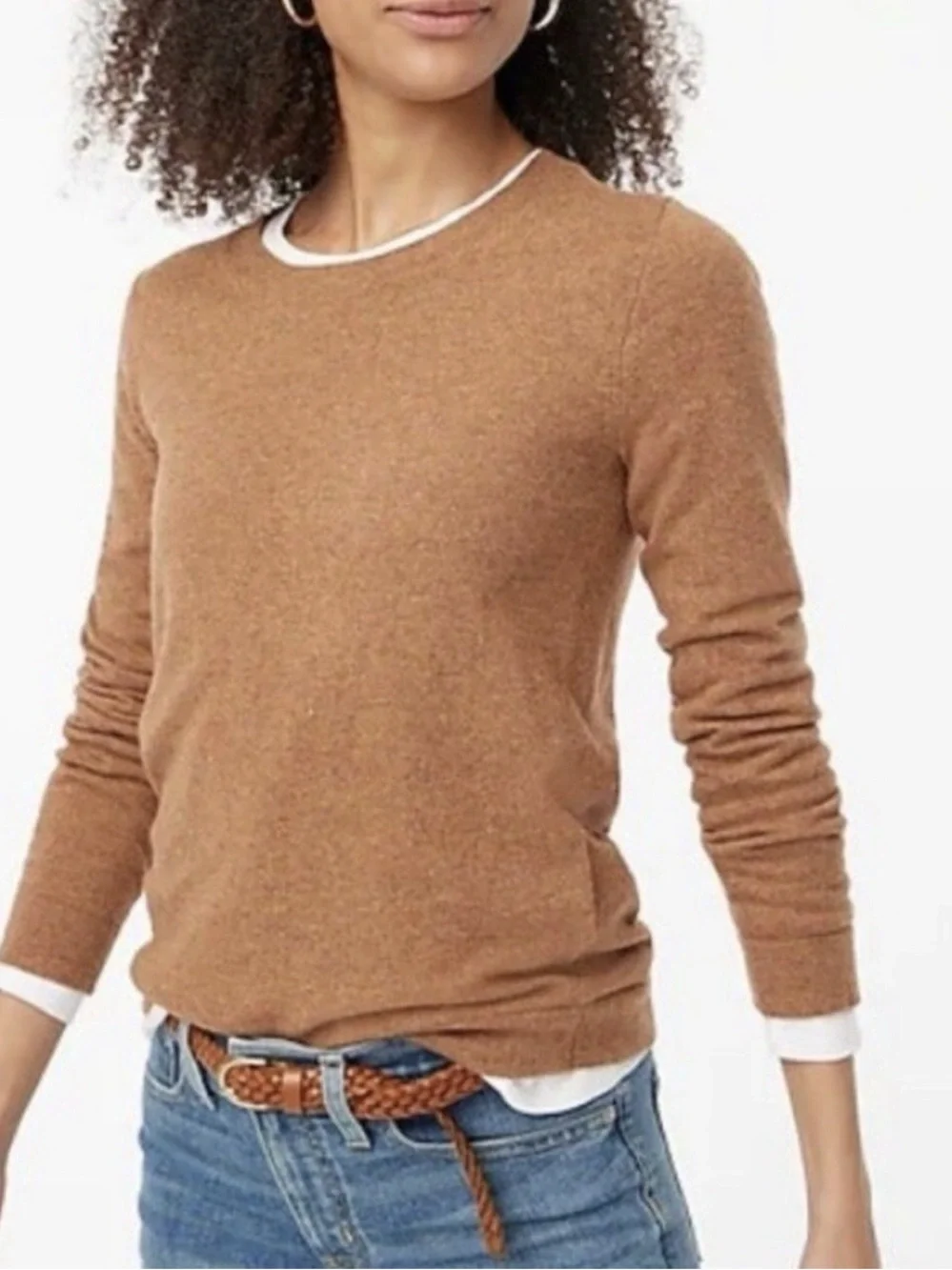 J. Crew Cotton Teddie Sweater Size S